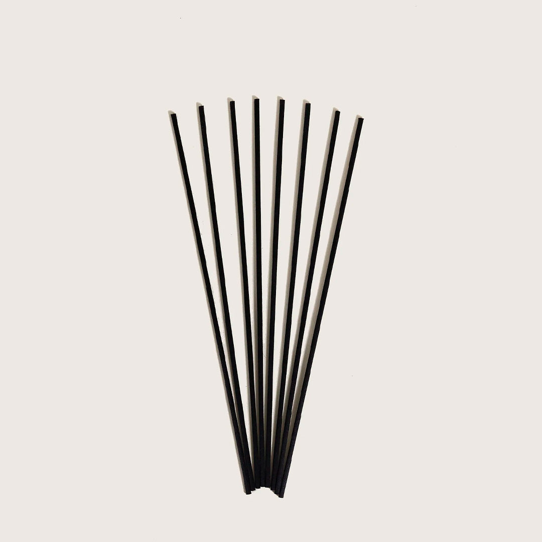 Varetas de Fibra Preta Bouquet Kit 8x20cm