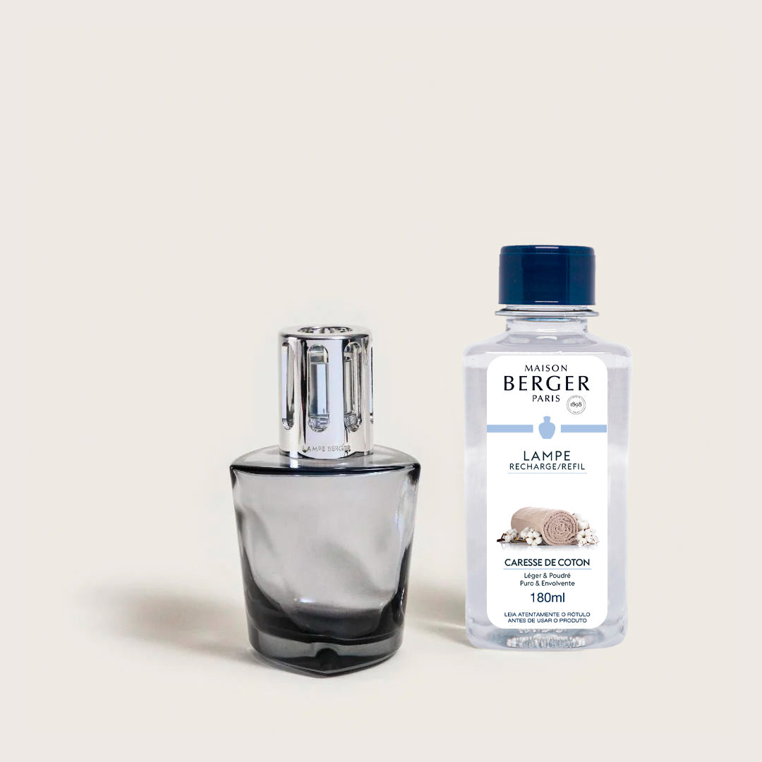 Lampe Berger Terra Noire Kit Refil Caresse de Coton 180ml