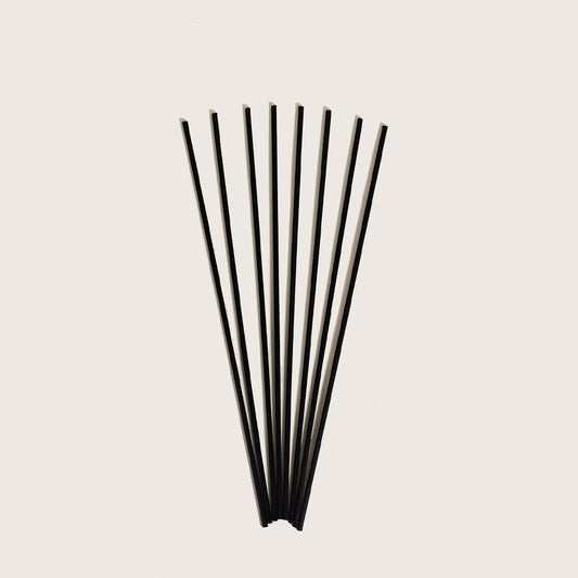 Varetas de Fibra Preta Bouquet Kit 8x20cm