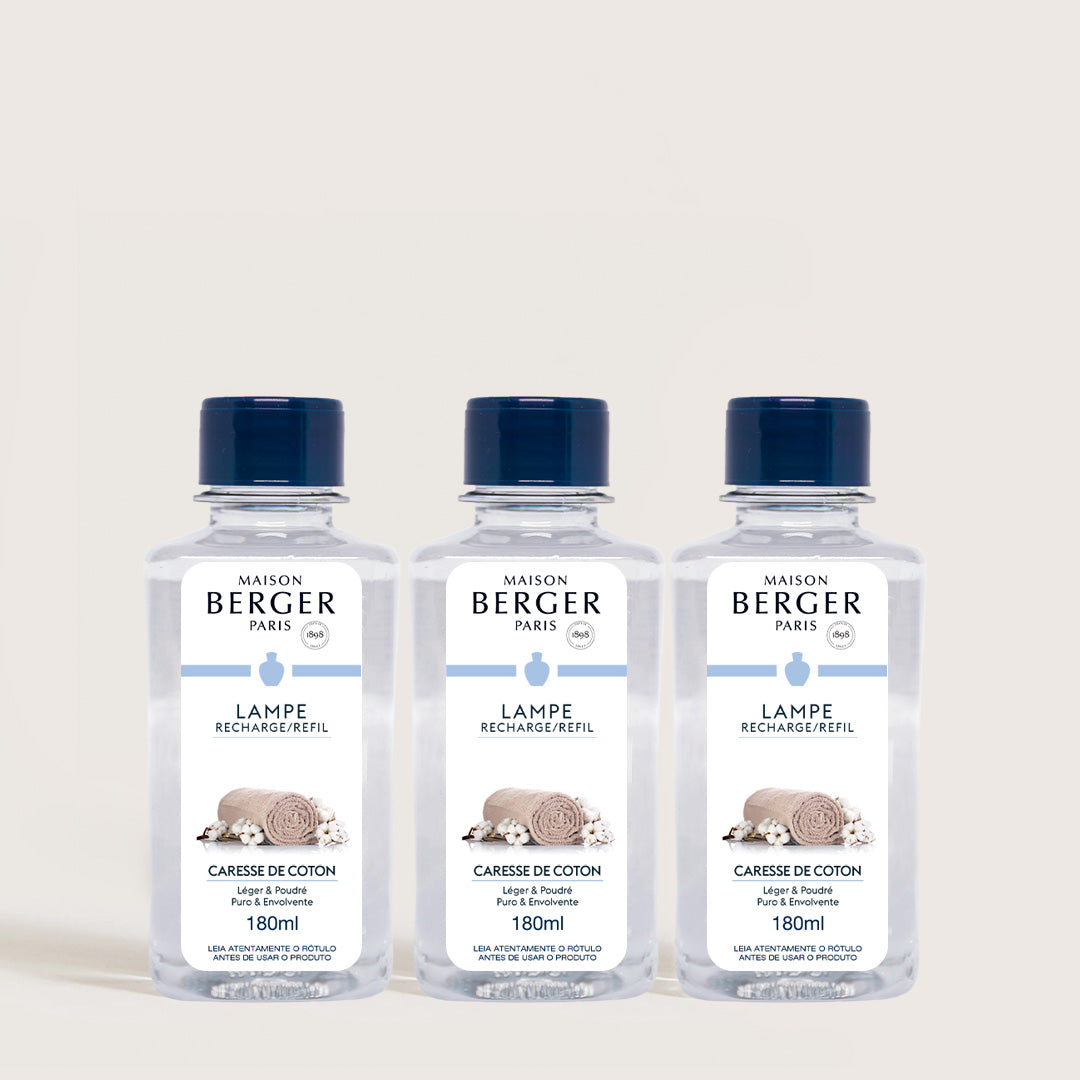 Refil Lampe Berger Caresse de Coton Trio Pack (3x180ml)