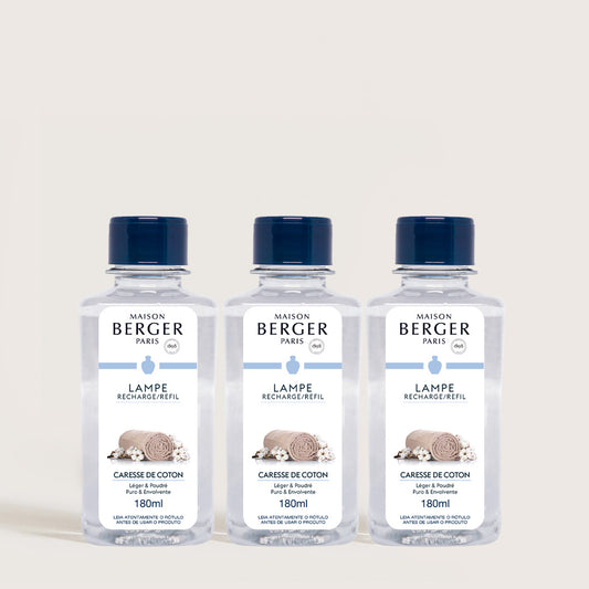 Refil Lampe Berger Caresse de Coton Trio Pack (3x180ml)
